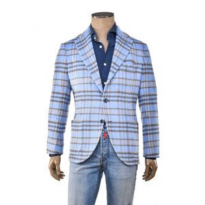 Sartorio Plaid Alpaca-Wool Sport Jacket